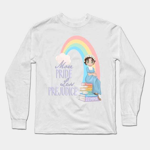 Jane Austen’s Pride KAWAII (2023) Long Sleeve T-Shirt by DuniathComics
